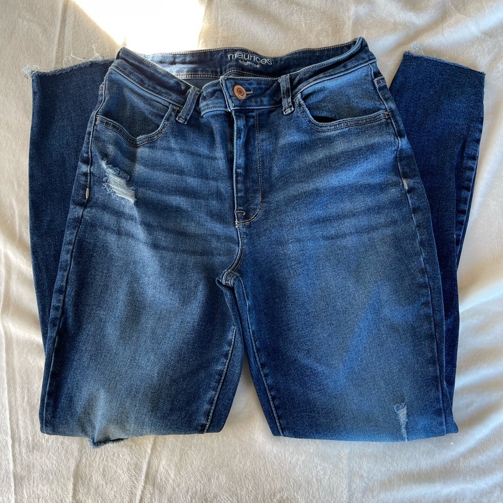 Maurices high rise jeggings size M like new